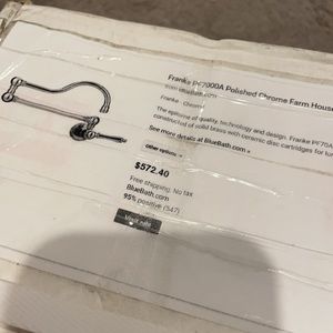 Franke satin nickel pot filler